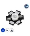 GloboStar® 73754 High Power Star LED - Υψηλής Ισχύος Star LED 5W DC 3.2V Μπλε Φ2 x Υ0.6cm - 2 Χρόνια Εγγύηση
